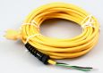 POWER CORD, 16/3 YELLOW 50'