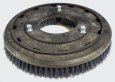 Rotary Scrub Brush, 16", .035" / 180 Grit, w/ 3 Lug Clutch