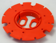 RED PAD CLIP (for flat plates and lugs)