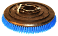 BRUSH, 16' .028 POLY W/PLATE