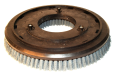 BRUSH, 17" .018/500 GRIT W/LUGS