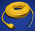 POWER CORD, 18/3 YELLOW 50'