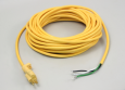 POWER CORD, 16/3 YELLOW 50'