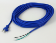POWER CORD, 18/3 BLUE 50'
