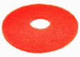 FLOOR PADS, 16", RED, BOX OF 5